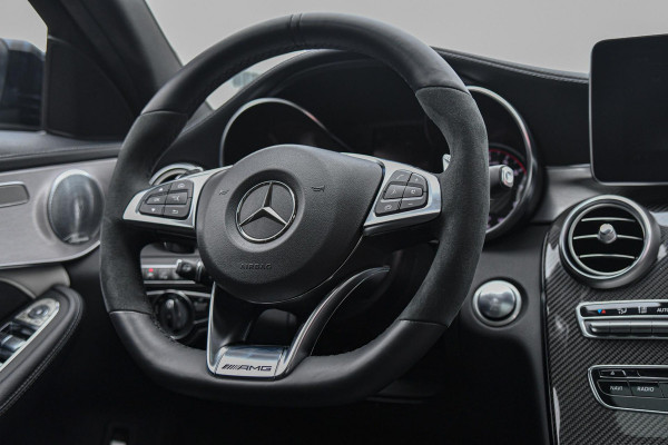 Mercedes-Benz C-Klasse C 63 s AMG, Keramisch, Schaal, Carbon, HUD, 360, ACC, Pano, IWC, Drivers, Burmester, Keyless, Full!