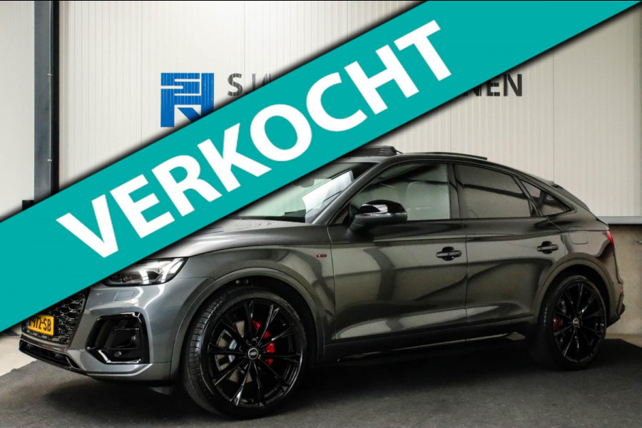 Audi Q5 Sportback 55 TFSIe Quattro Competition S Edition S-Line 367pk Automaat|NIEUW MODEL|Panoramadak|Luchtvering|Virtual Cockpit