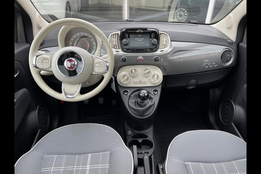 Fiat 500 TA Turbo Lounge Airco | Navi | Cruise | 16''LM | Panorama Dak |
