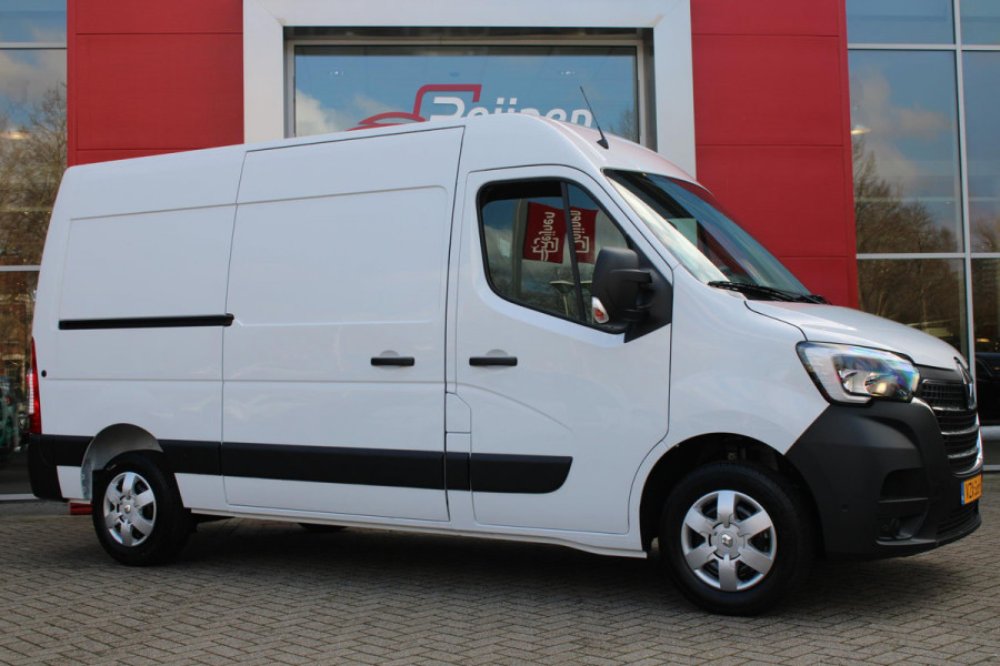 Renault Master T35 2.3 dCi 180PK L2H2 WORK EDITION 3 Z | LINKER ZIJSCHUIFDEUR | TREKHAAK | NAVIGATIE | ACHTERUITRIJ CAMERA | AIRCO | CRUISE CONTROL | MISTLAMPEN VOOR | DODEHOEKDETECTIE |