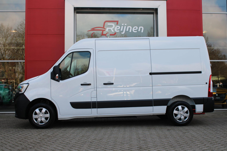 Renault Master T35 2.3 dCi 180PK L2H2 WORK EDITION 3 Z | LINKER ZIJSCHUIFDEUR | TREKHAAK | NAVIGATIE | ACHTERUITRIJ CAMERA | AIRCO | CRUISE CONTROL | MISTLAMPEN VOOR | DODEHOEKDETECTIE |