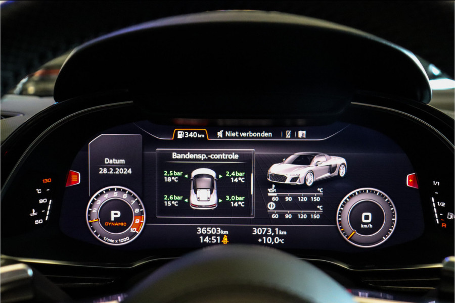 Audi R8 Spyder 5.2 V10 Performance Quattro 620pk **Recaro/Ceramic/B&O/Full Carbon package**