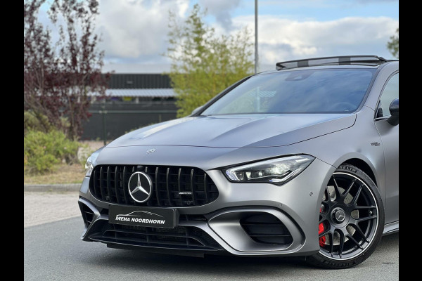 Mercedes-Benz CLA-Klasse 45 S AMG 4MATIC+ 2022 Panoramadak|Burmester®|Keyless|Designo Grey|Matrix|Night pakket II