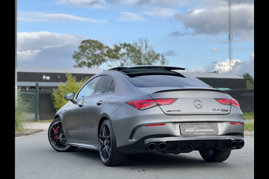 Mercedes-Benz CLA-Klasse 45 S AMG 4MATIC+ 2022 Panoramadak|Burmester®|Keyless|Designo Grey|Matrix|Night pakket II