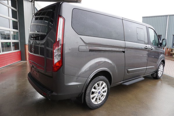 Ford Transit Custom Tourneo 320L 2.0 TDCI 150PK L2H1 Titanium Schuifdeur L/R 9 Persoons Nr. V013 | Airco | Cruise | Navi | Camera | Blis | Xenon