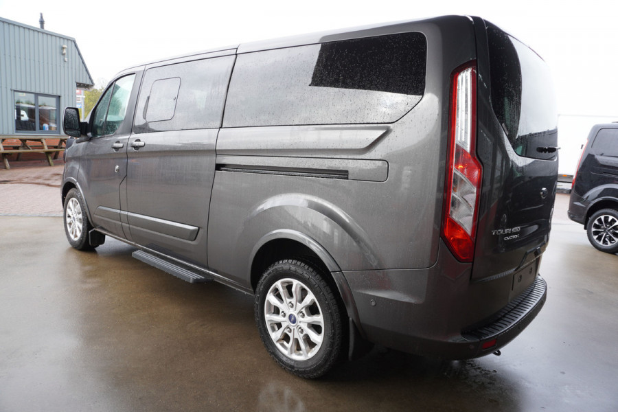 Ford Transit Custom Tourneo 320L 2.0 TDCI 150PK L2H1 Titanium Schuifdeur L/R 9 Persoons Nr. V013 | Airco | Cruise | Navi | Camera | Blis | Xenon