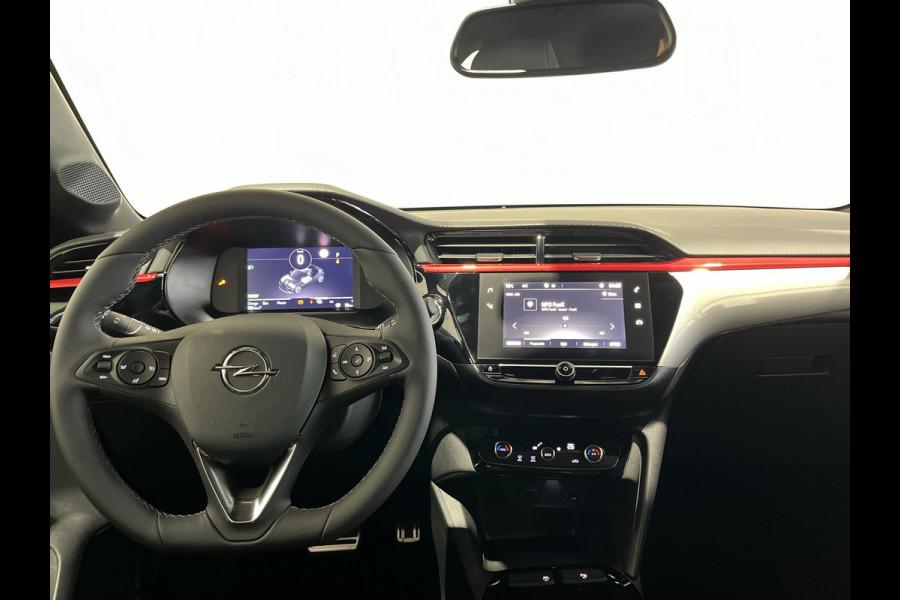 Opel CORSA-E Elegance 50 kWh | 3- Fase | Parkeersensoren / Camera | Mirror Link | Privacy Glass | LM Velgen