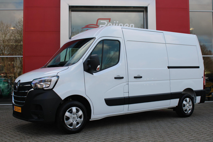 Renault Master T35 2.3 dCi 180PK L2H2 WORK EDITION 3 Z | LINKER ZIJSCHUIFDEUR | TREKHAAK | NAVIGATIE | ACHTERUITRIJ CAMERA | AIRCO | CRUISE CONTROL | MISTLAMPEN VOOR | DODEHOEKDETECTIE |