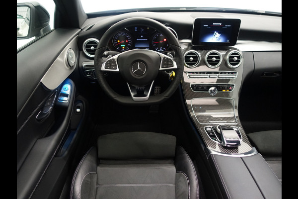 Mercedes-Benz C-Klasse Coupé 200 AMG Night Edition Aut- Panodak I  Carbon Inleg I  Sfeerverlichting I  Burmester I Camera