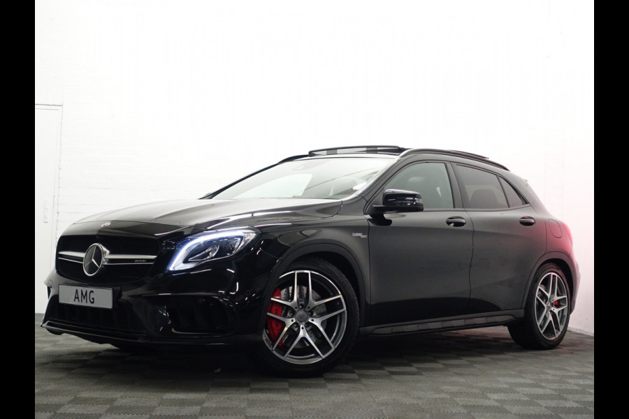 Mercedes-Benz GLA 45 AMG Night Edition 400pk 4M Aut- Panodak I Harman/Kardon I Sport Leder I 360 Camera