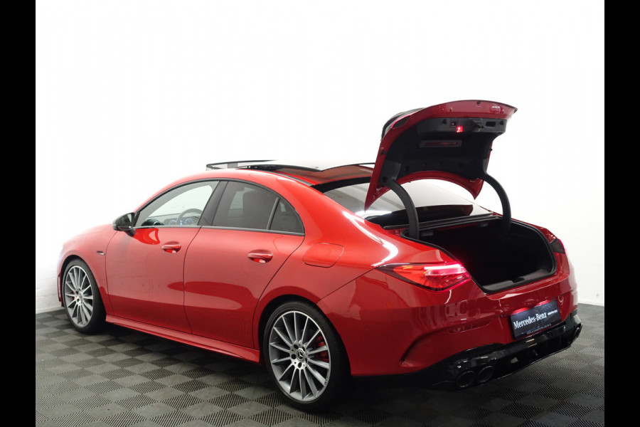 Mercedes-Benz CLA-Klasse 220 4MATIC AMG Night Edition Aut- Panodak I Designo Sport Leder I MBUX I 45s Pakket I Clima