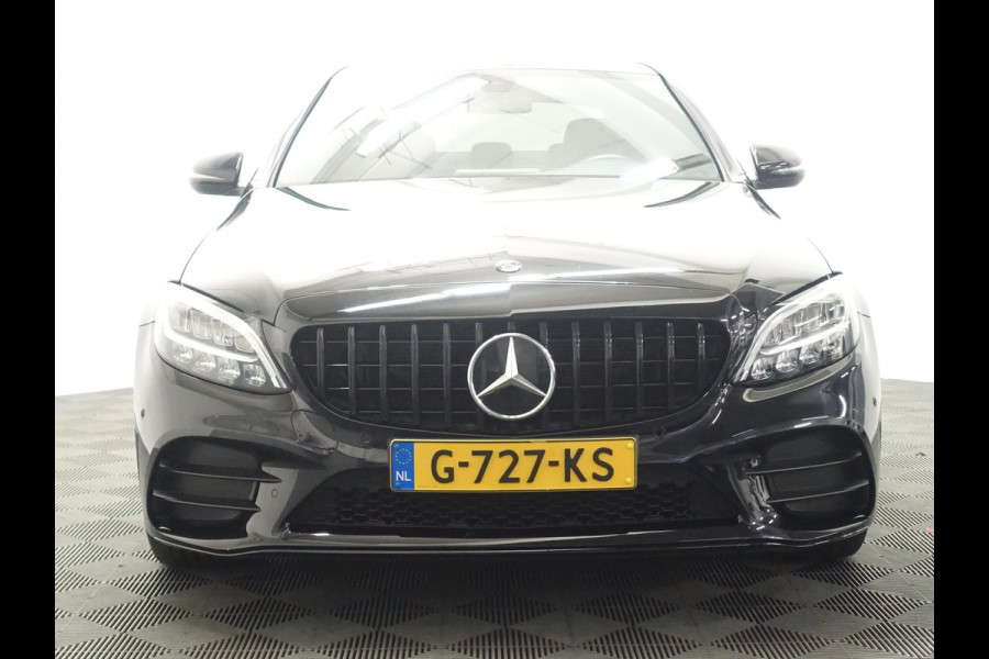 Mercedes-Benz C-Klasse 180 AMG Night Ed Aut- Camera I Keyless I Xenon Led I Burmester I Dynamic select