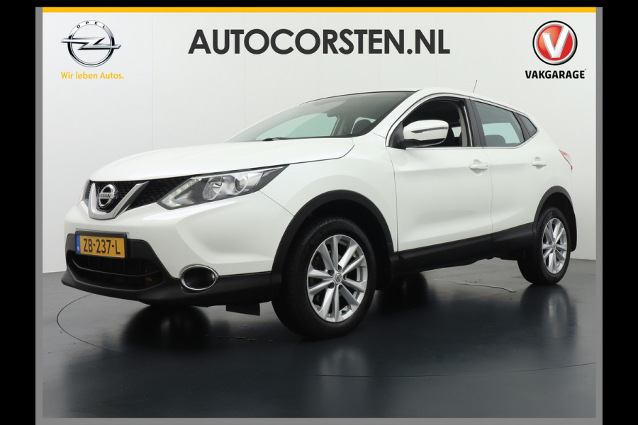 Nissan QASHQAI T 116PK AUT. PDC Ecc LM-velgen LED-A+Voor Stoelverwarming Licht+Regens-Sensor Volledig Dealer Onderhouden 1.2 N-Vision Automaat Chroompack Elektrische Ramen + Spiegels Centrale-Vergr. ABS ESP Super Onderhouden! EURO 6