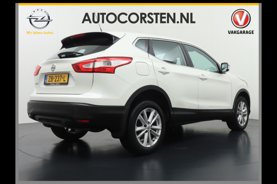 Nissan QASHQAI T 116PK AUT. PDC Ecc LM-velgen LED-A+Voor Stoelverwarming Licht+Regens-Sensor Volledig Dealer Onderhouden 1.2 N-Vision Automaat Chroompack Elektrische Ramen + Spiegels Centrale-Vergr. ABS ESP Super Onderhouden! EURO 6