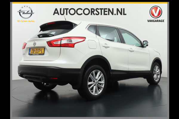 Nissan QASHQAI T 116PK AUT. PDC Ecc LM-velgen LED-A+Voor Stoelverwarming Licht+Regens-Sensor Volledig Dealer Onderhouden 1.2 N-Vision Automaat Chroompack Elektrische Ramen + Spiegels Centrale-Vergr. ABS ESP Super Onderhouden! EURO 6