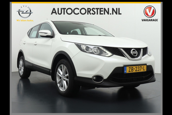 Nissan QASHQAI T 116PK AUT. PDC Ecc LM-velgen LED-A+Voor Stoelverwarming Licht+Regens-Sensor Volledig Dealer Onderhouden 1.2 N-Vision Automaat Chroompack Elektrische Ramen + Spiegels Centrale-Vergr. ABS ESP Super Onderhouden! EURO 6