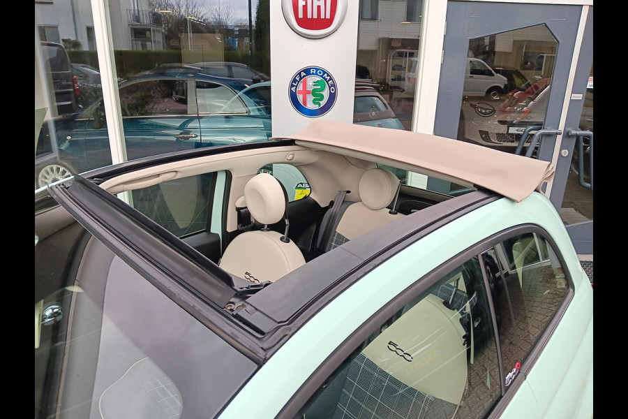 Fiat 500C TwinAir Turbo Lounge | Airco | Nav | 16" | PDC