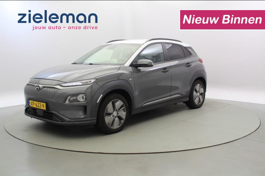 Hyundai Kona EV Premium 64 kWh - Leer, Navi, Camera (16.500 na subsidie)