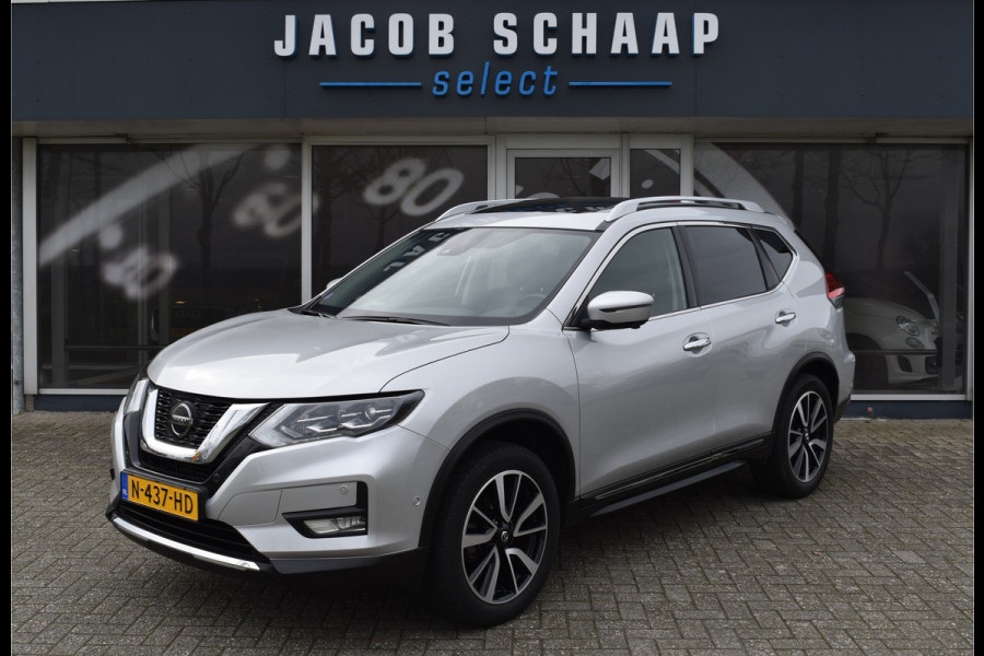 Nissan X-Trail 1.3 DIG-T Tekna Automaat / Panodak / Verwarmbare stoelen / 360 Camera / 19" LMV / Clima / Navi