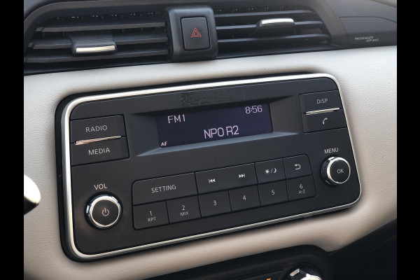 Nissan Micra 1.0 IG-T 92pk Visia + | Climate control, Stoelverwarming, Bluetooth, USB, Snelheidsbegrenzer, Lichtsensor