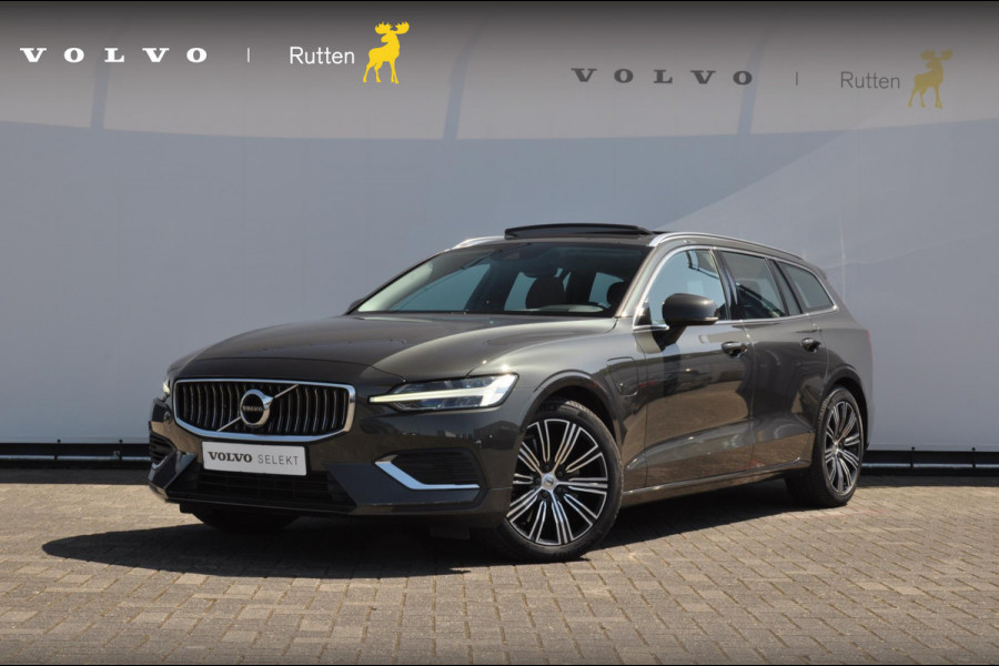 Volvo V60 T8 390PK Automaat Recharge AWD Inscription Cruise control/ Climate control/ On Call/ Trekhaak/ Parkeersensoren met camera/ Navigatie/ Elektrische achterklep/ Elektrische stoel