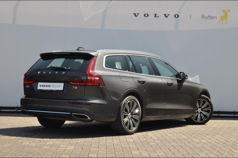 Volvo V60 T8 390PK Automaat Recharge AWD Inscription Cruise control/ Climate control/ On Call/ Trekhaak/ Parkeersensoren met camera/ Navigatie/ Elektrische achterklep/ Elektrische stoel