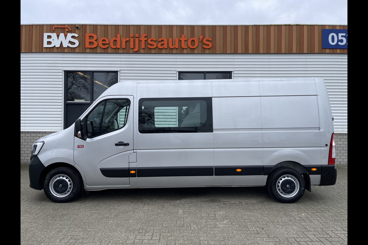 Renault Master T35 2.3 dCi 135 L3H2 DC 7 persoons / vaste prijs rijklaar € 24.950 ex btw / lease vanaf € 462 / airco / cruise / navi / trekhaak 2500 kg / pdc voor en achter / achteruit rijcamera !