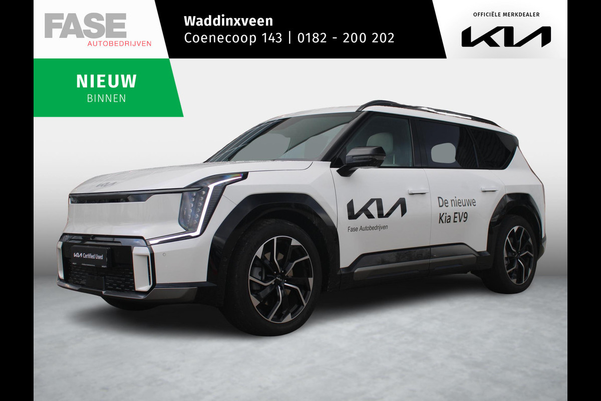 Kia EV9 Launch Edition GT-Line AWD 99.8 kWh | Direct beschikbaar | Clima | Navi | 7-Pers. | Adapt. Cruise | 21" | Head-Up | Stoel-/Stuurverwarming | Premium Audio | Schuif-/kanteldak