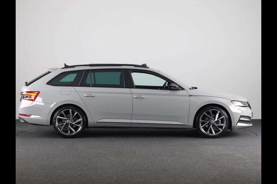 Škoda Superb Combi 1.5 TSI ACT Sportline Business 150PK DSG (Automaat) | Panorama dak | Comfort pakket | Functie pakket | 19"LM velgen |