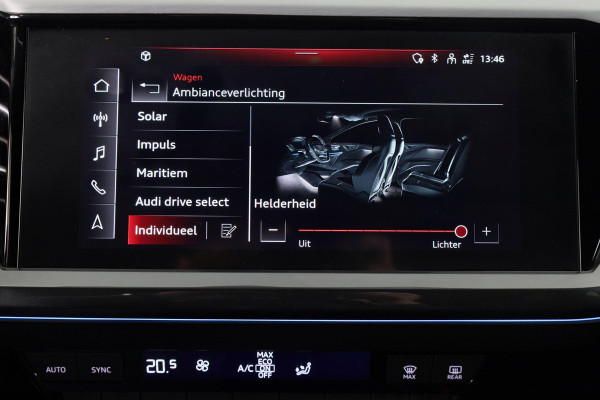 Audi Q4 e-tron 40 Launch edition S Competition 77 kWh 204pk | Navigatie | Parkeercamera | Matrix led | Warmtepomp | Stoelverwarming