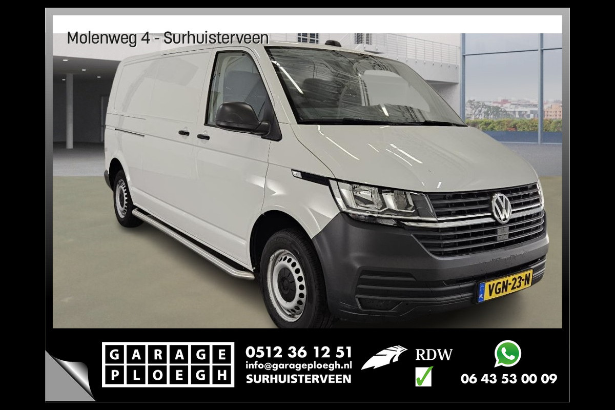 Volkswagen Transporter 2.0 TDI L2H1 Navi Airco Cruise Sidebars 1Eigenaar