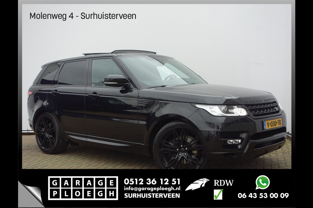 Land Rover Range Rover Sport SD4 241pk HSE Grijs kenteken Pano Nav/Cam Leer Trekhaak (3500kg)