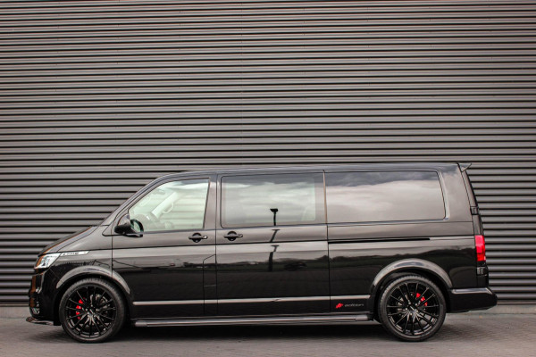 Volkswagen Transporter 2.0 TDI L2H1 150PK BULLI FULL BLACK / JB- EDITION / 2X SCHUIFDEUR / VERLAGINGSVEREN / DUBBEL CABINE / FULL