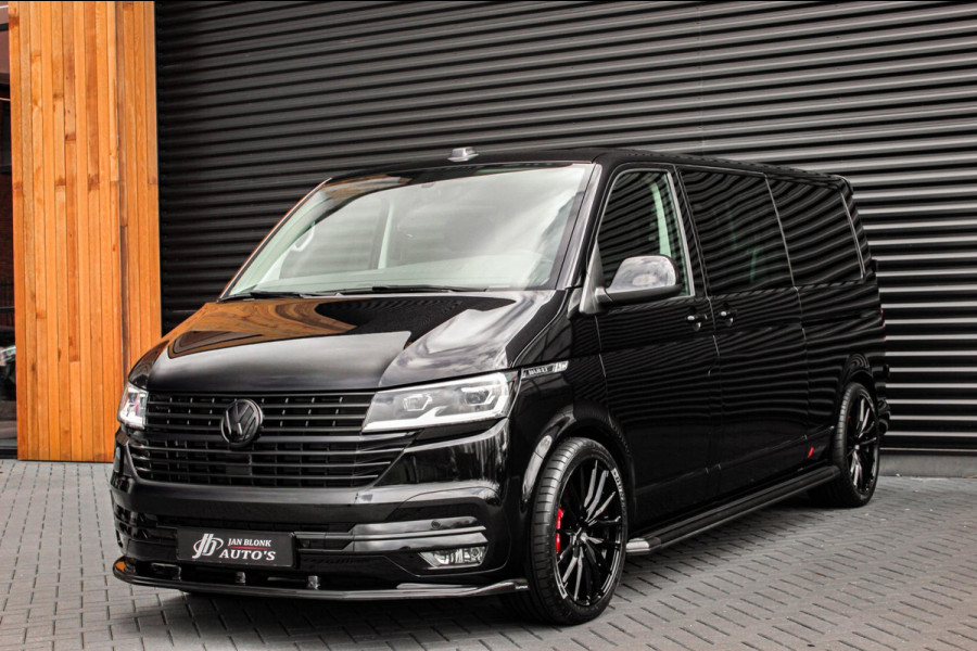 Volkswagen Transporter 2.0 TDI L2H1 150PK BULLI FULL BLACK / JB- EDITION / 2X SCHUIFDEUR / VERLAGINGSVEREN / DUBBEL CABINE / FULL