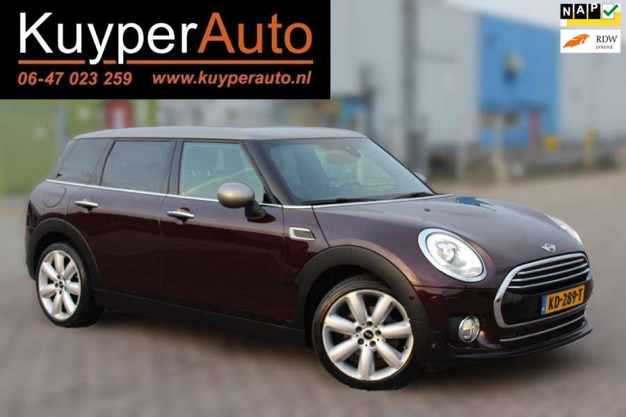 MINI Clubman 1.5 Cooper Chili Serious Business AUTOMAAT NAP CAMERA KEYLESS NAVI CLIMA DEALER ONDERHOUDEN