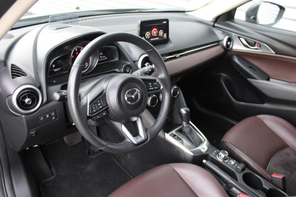 Mazda CX-3 2.0 SkyActiv-G 120PK GT-Luxury | Leer | Navi | 18" LM | PDC | Cruise | Airco |