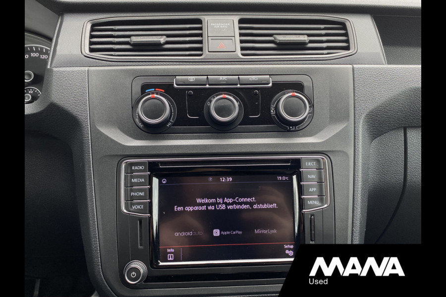 Volkswagen Caddy 2.0 TDI L2H1 BMT Maxi Bluetooth Airco Navi Airbag Car-Play 12V USB Electrische/Verwarmde-spiegels Achterruitverwarming