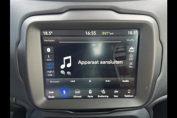 Jeep Renegade 1.0T-e Limited Carplay Climate Cruise Dab radio Stoelverwarming Keyless Parksensors