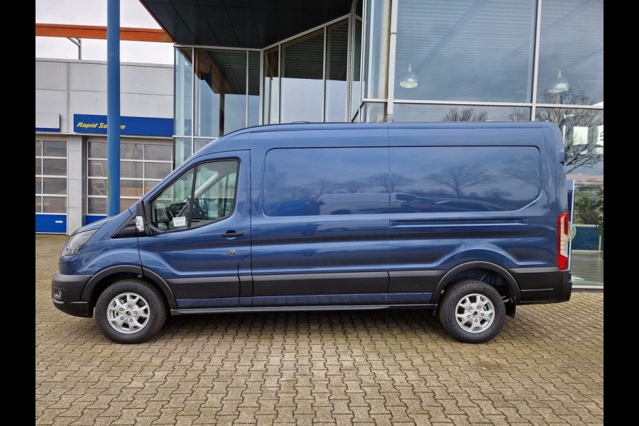 Ford Transit 350 2.0 TDCI L3H2 Trend 170 PK AUTOMAAT | VOORRAAD! | SYNC 4 scherm | 16 inch lichtmetalen velgen | Led laadruimteverlichting | S&C pack 1 | Trekhaak| Reservewiel| Rijklaar