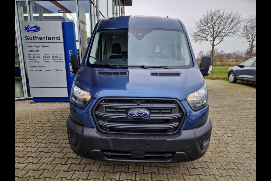 Ford Transit 350 2.0 TDCI L3H2 Trend 170 PK AUTOMAAT | VOORRAAD! | SYNC 4 scherm | 16 inch lichtmetalen velgen | Led laadruimteverlichting | S&C pack 1 | Trekhaak| Reservewiel| Rijklaar