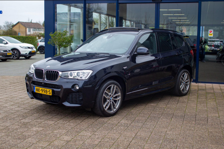 BMW X3 SDrive20i M-Sport High Executive | Prijs rijklaar incl. 12 mnd garantie | Panodak Leder Navi Cruise 19"Lmv Pdc Camera