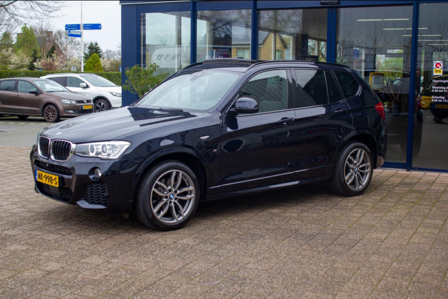 BMW X3 SDrive20i M-Sport High Executive | Prijs rijklaar incl. 12 mnd garantie | Panodak Leder Navi Cruise 19"Lmv Pdc Camera