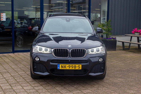 BMW X3 SDrive20i M-Sport High Executive | Prijs rijklaar incl. 12 mnd garantie | Panodak Leder Navi Cruise 19"Lmv Pdc Camera