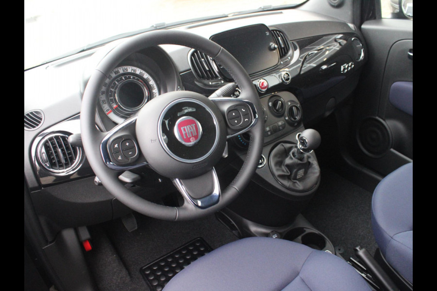 Fiat 500 Hybrid Club | Airco | PDC | Priv. glass | Apple Carplay | Chrome | 15"