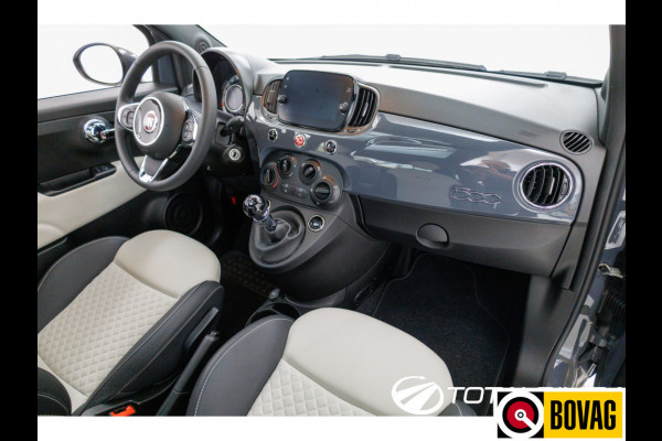 Fiat 500 1.0 Hybrid Dolcevita, Navigatie Panoramadak, App Connect, Airco, DAB, All season banden