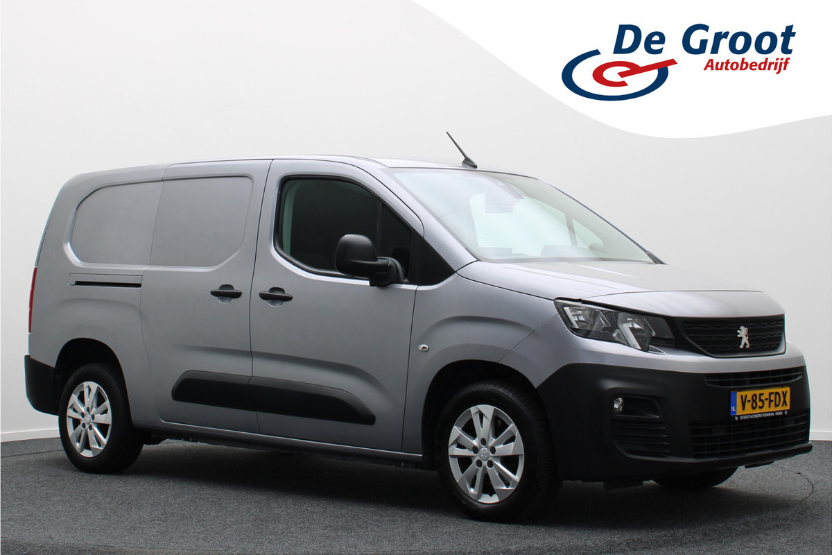 Peugeot Partner 1.5 BlueHDI Asphalt Long Automaat 3-Zits, Camera, Navigatie, Apple CarPlay, Cruise, Airco, DAB