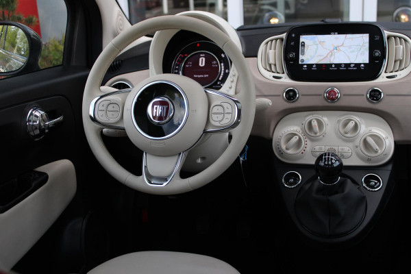 Fiat 500 1.0 Hybrid 70PK DOLCEVITA | PANORAMA DAK | NAVIGATIE | APPLE CARPLAY/ANDROID AUTO | PARKEERSENSOREN | LICHTMETALEN VELGEN 16" | DAB+ RADIO | CRUISE CONTROL | LEDEREN BEKLEDING |