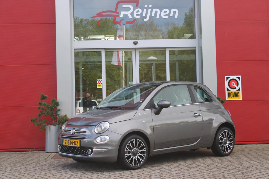 Fiat 500 1.0 Hybrid 70PK DOLCEVITA | PANORAMA DAK | NAVIGATIE | APPLE CARPLAY/ANDROID AUTO | PARKEERSENSOREN | LICHTMETALEN VELGEN 16" | DAB+ RADIO | CRUISE CONTROL | LEDEREN BEKLEDING |