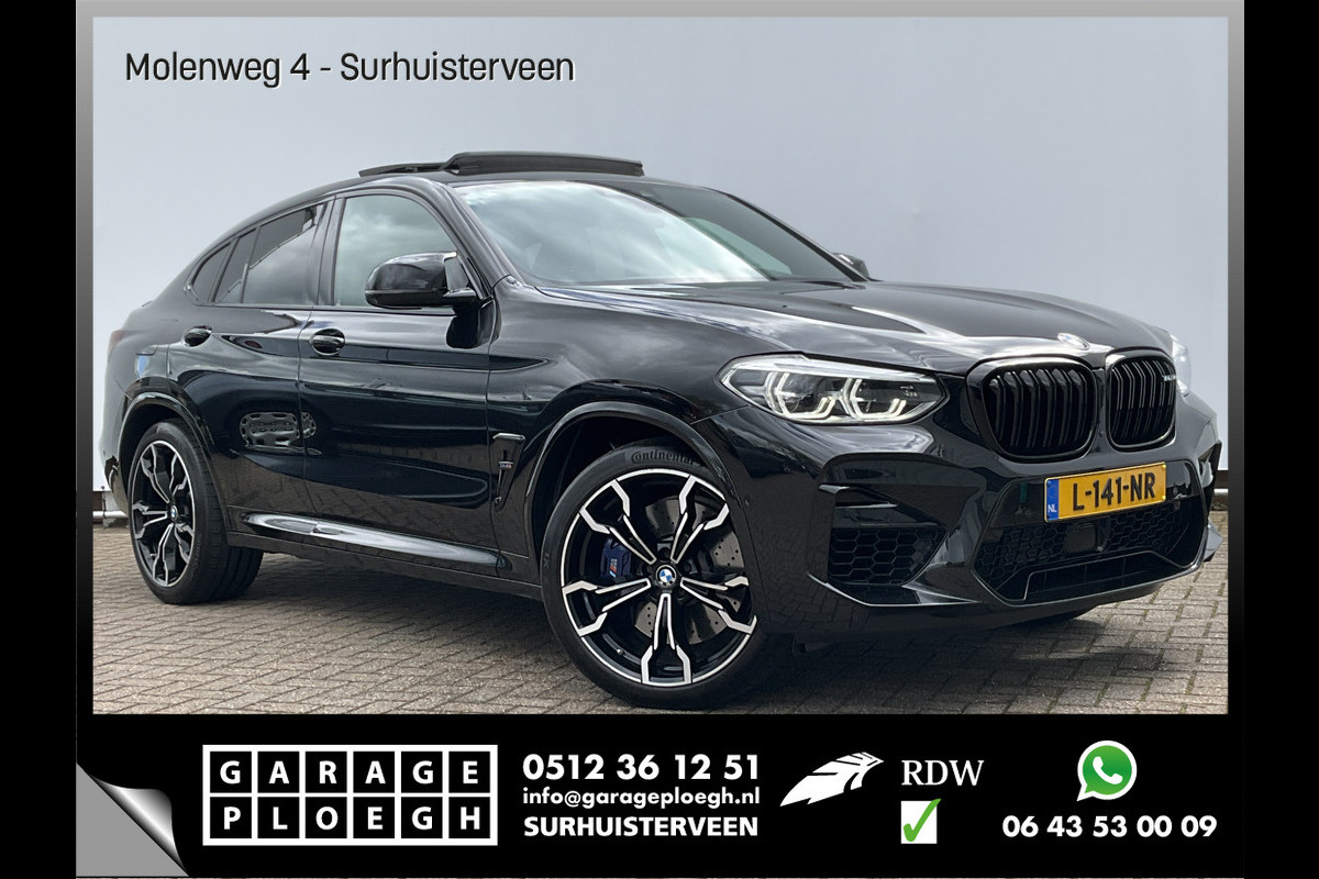 BMW X4 M Competition 510pk Pano/Schuif Harman/kardon 360 Camera HUD Leer