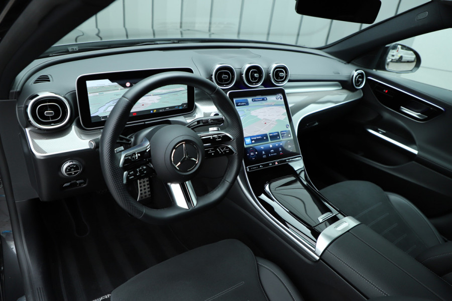 Mercedes-Benz C-Klasse 180 AMG | Aut9 | 170PK | Sfeerverlichting | Carbon | Night-pakket | Stoelverw. | Camera | 2022.
